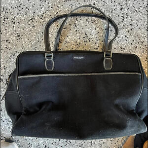 KATE SPADE WEEKENDER  LARGE BLACK TOTE TRAVEL BAG SHOULDER CARRYALL